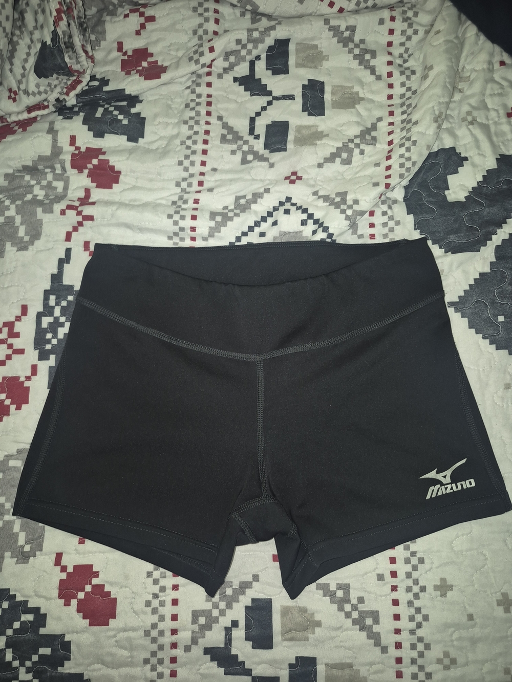 Mizuno Black Women's Stretch Athletic Bike Shorts